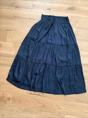 Anthropologie Somerset Silk Edition Maxi Skirt